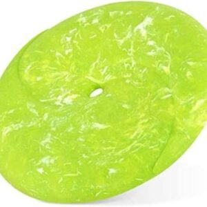 Cute Outdoor Dog Toys -  Rubber Frisbee, Great for Puppies & Small, Medium, Large Dogs - Dishwasher Safe, Lightweight, Floats in Water, Beach Friendly (Green, Large)