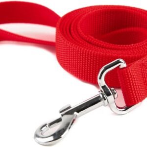 Nylon Dog Training Leash, Traction Rope, 4Ft /5 Foot /6 Feet Long, 5/8 inch 3/4 Inch 1 Inch Wide, for Small and Medium Dogs