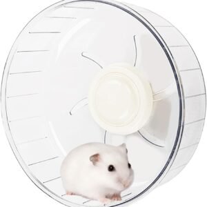 Super-Silent Hamster Exercise Wheel - Hamster Toys Cages Accessories 6.3 Inch Running Spinner Quite Runner for Small Animal Pet Gerbil Dwarf Hedgehog Rat Mouse Mice