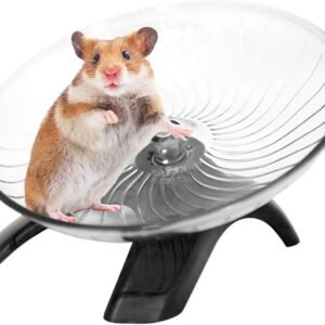 Hamster Wheel, Hermit Crab Climbing Toys Silent Running Exercise Wheel, Small Animal Exercise Wheels Hermit Crabs Wheel for Hamsters, Gerbils, Hermit Crab Small Cage
