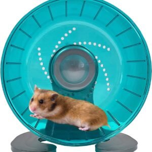 Hamster Exercise Wheel, Silent Spinner Hamster Running Wheels, Diameter 6.7 inch, Green