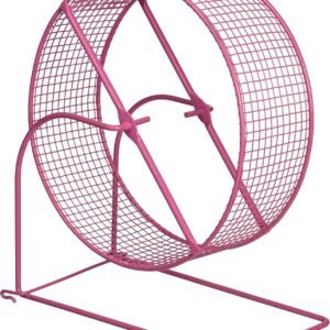Wire Mesh Hamster/Gerbil Wheel Toy for Small Animals, 8-Inch, Colors Vary